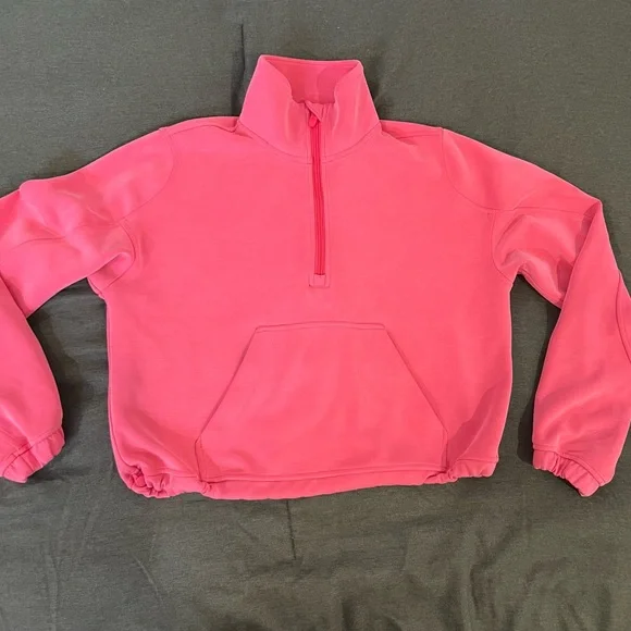Lululemon Brushed Softstreme Half Zip, Size 2 - Picture 3 of 8